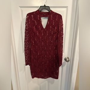 Maroon I.N. San Francisco Dress